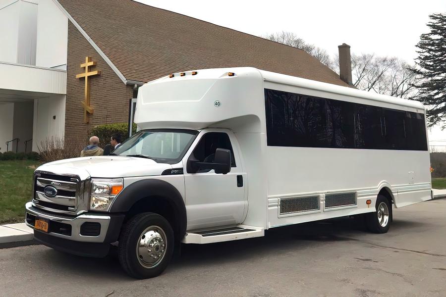 25 PAX Limo Bus With Bathroom Photo