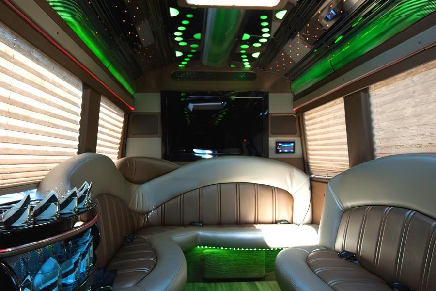 12 PAX Mercedes-Benz Sprinter Deluxe  Party Bus Small Photo (19)