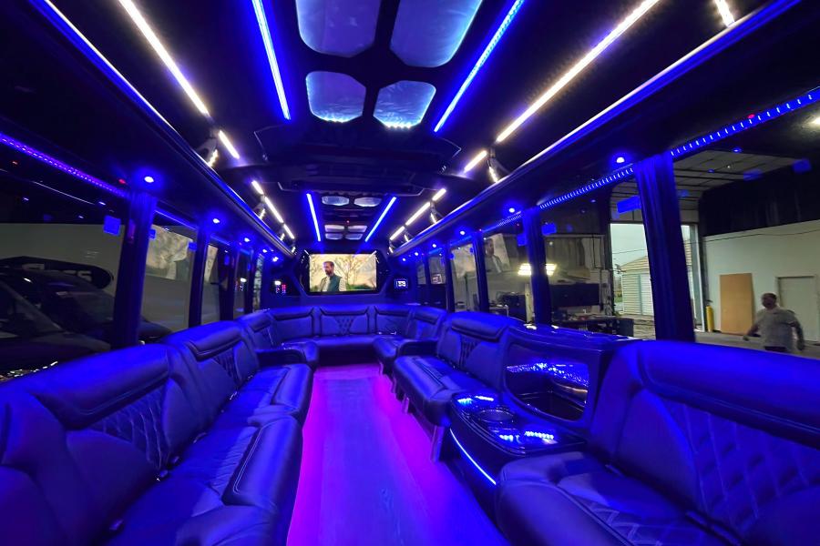 24 PAX Party Bus Limo Silver Small Photo (19)