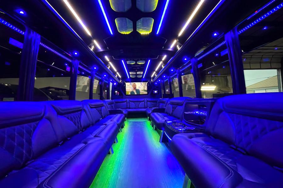 24 PAX Party Bus Limo Silver Small Photo (19)
