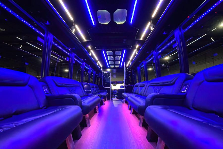 24 PAX Party Bus Limo Silver Small Photo (19)