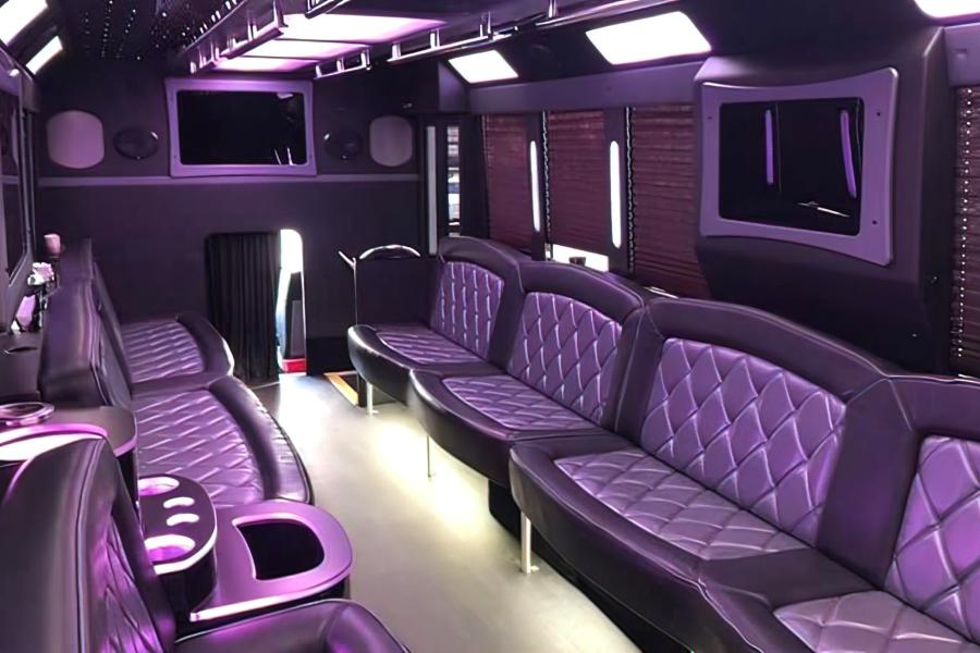 28 PAX Party Bus WITH RESTROOM Small Photo (19)