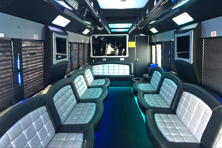 20 Passenger Party Bus with Restroom Small Photo (19)